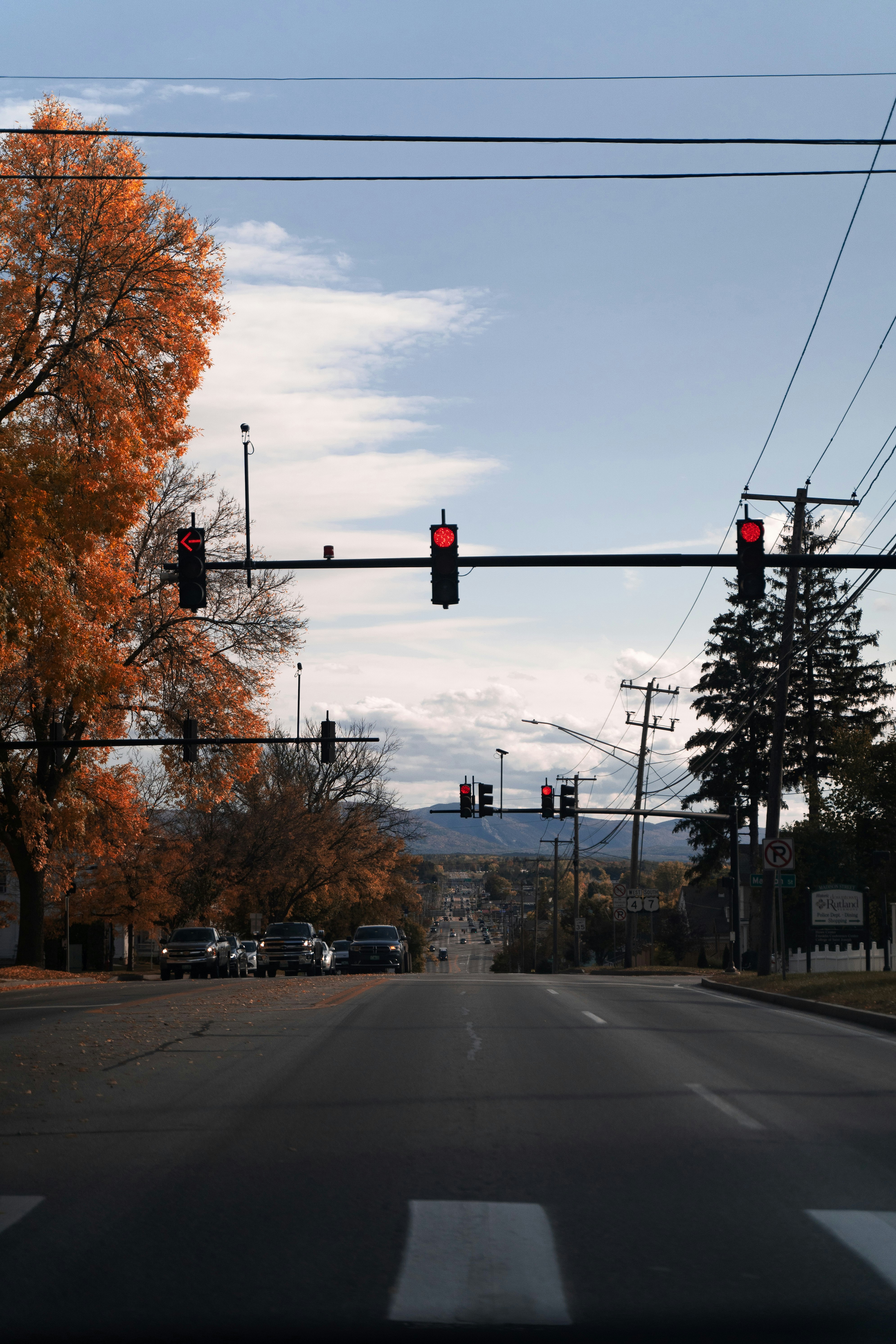 traffic light on red light